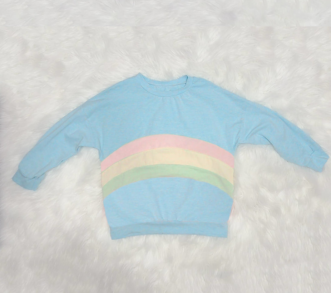 Blue Rainbow Dolman